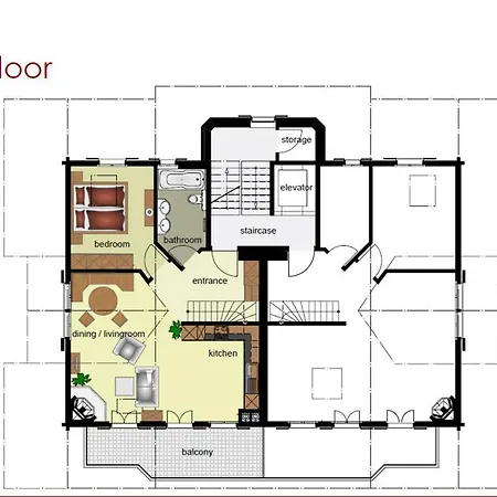 公寓 圣路易斯3.5-格林德瓦ag公寓